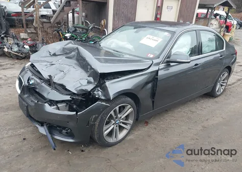 2017 BMW 340I xDrive из США, поврежденный, VIN WBA8B7G36HNU38331